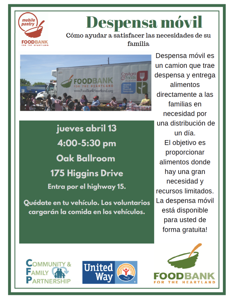 Mobile Food Pantry (Spanish)