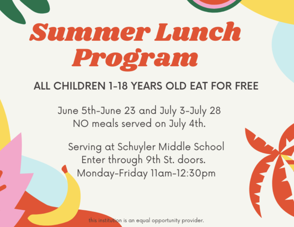 Summer Lunch Program - English
