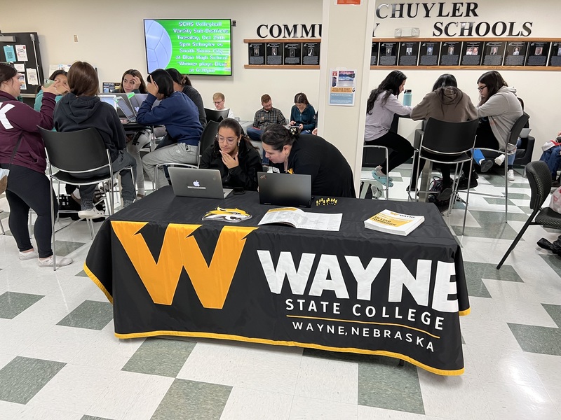 Apply2College day at SCHS Schuyler Central High School